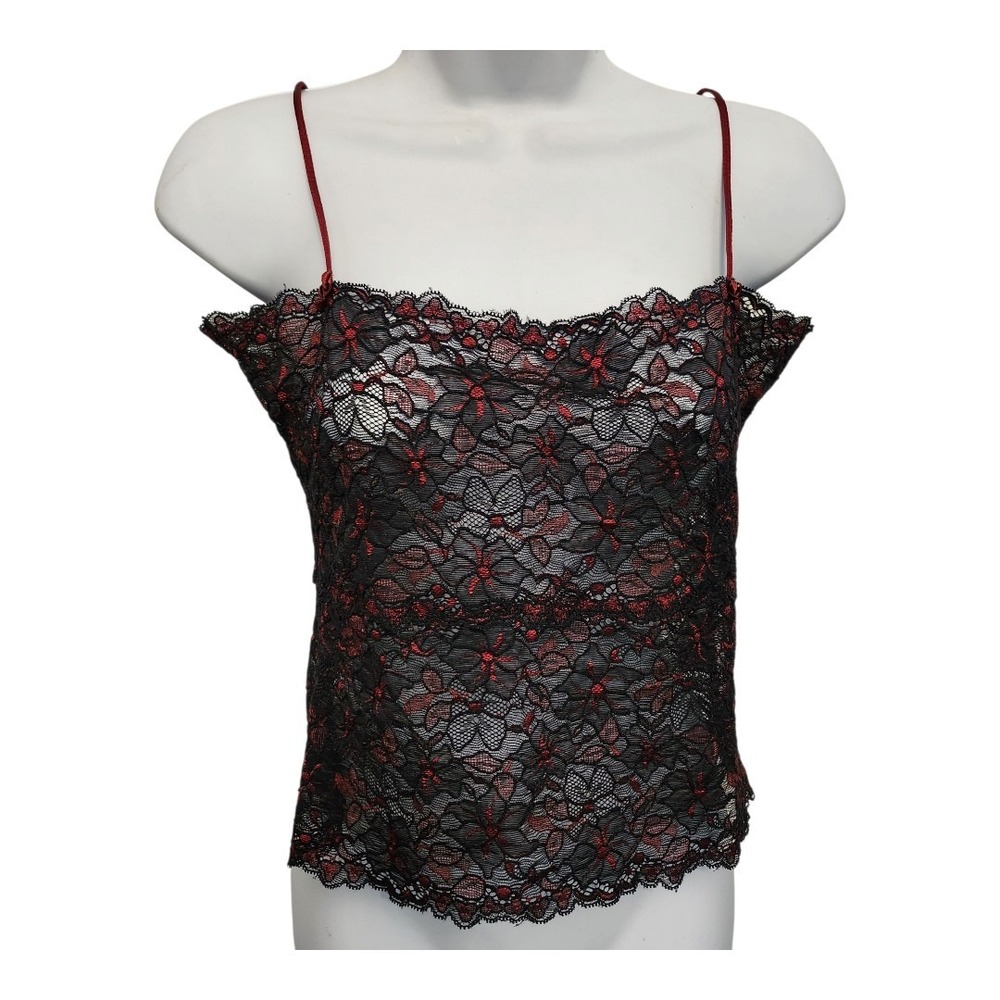 Victorias Secret Corset Bustier Lingerie  Black Pink Lace Sexy Vintage Y2K Small